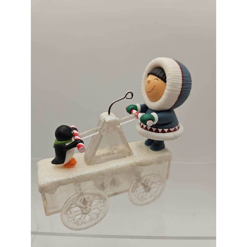 2021 Hallmark Frosty Friends Christmas Ornament/ HANDCAR HIGH JINKS‎ (421) - Picture 5 of 7